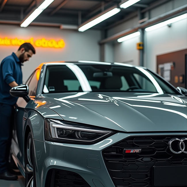 Audi car repair garage in al qouz, Dubai