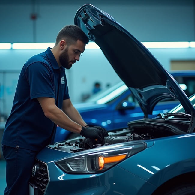 Hyundai car repair garage in al qouz, Dubai